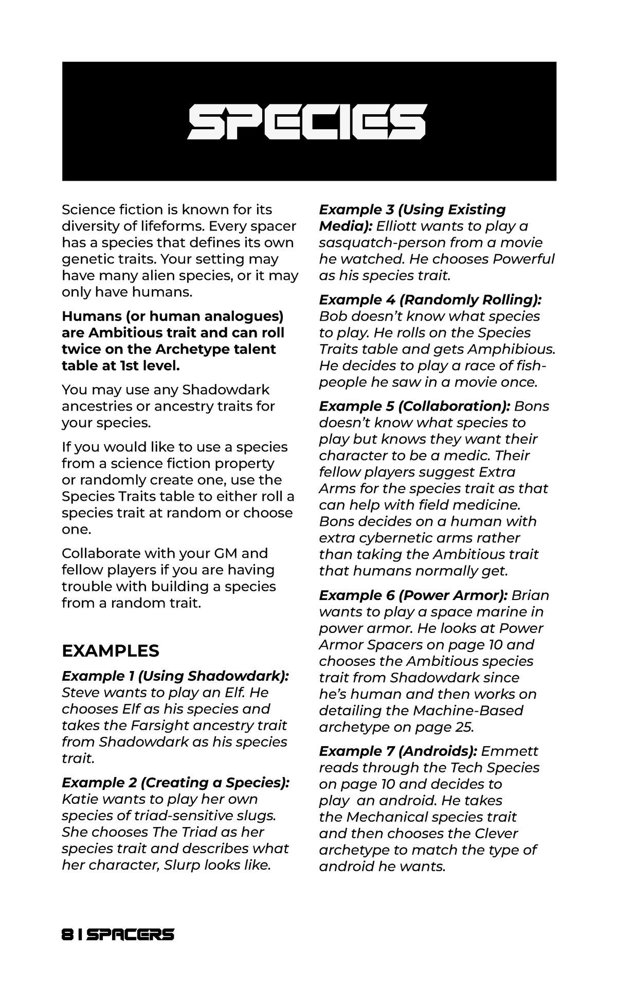 DarkSpace RPG Core Rules (Digital PDF)