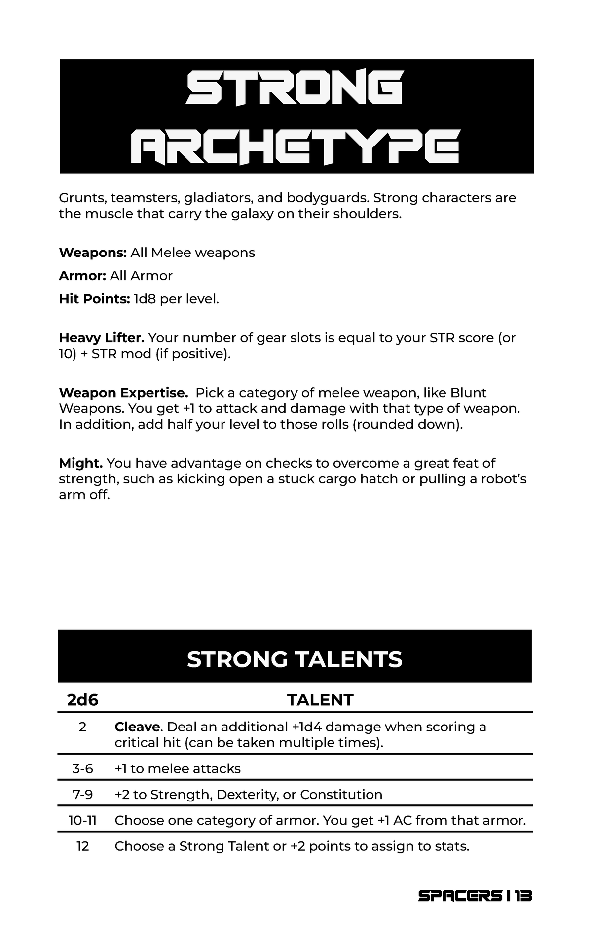 DarkSpace RPG Core Rules (Digital PDF)