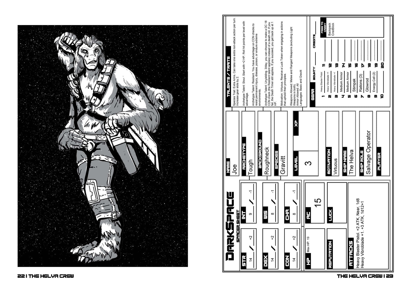 Void Echoes #2 - The Secrets of Lunar X-12 + Spacer Cards Bundle (Print + PDF)